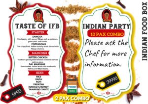 Taste of India Menu